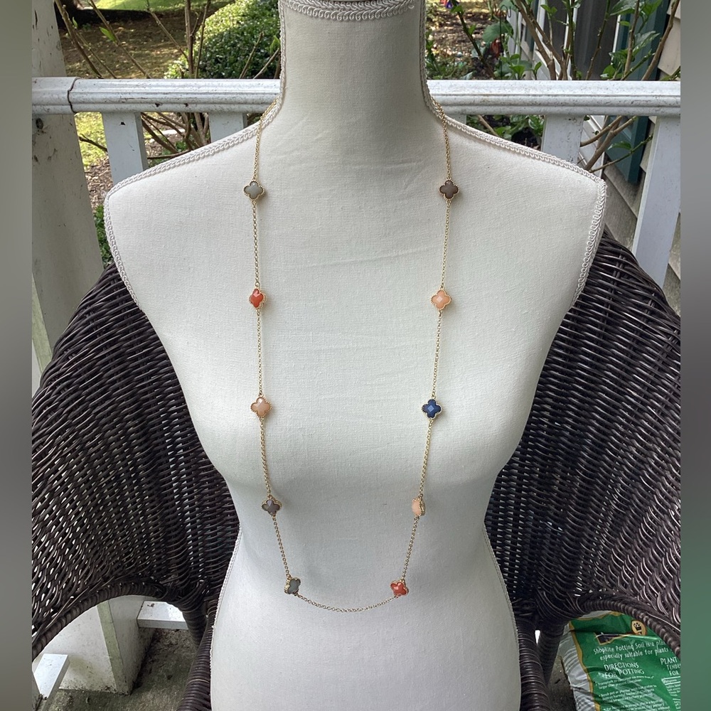 Elegant Multi-Color Gemstone Necklace